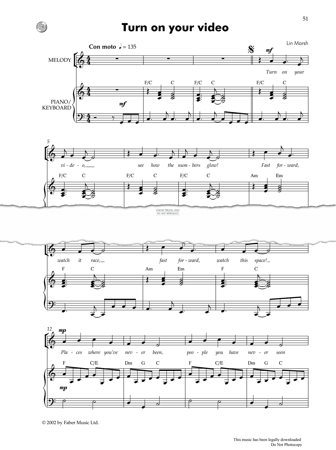 Produktbild zu: Turn On Your Video (from Junior Songscape)