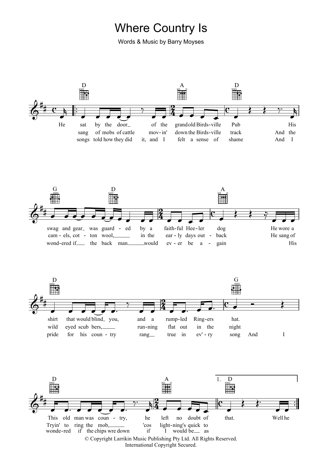 Produktgalerie: Seite 1 von 1 Where Country Is, Slim Dusty, Melodieinstrument