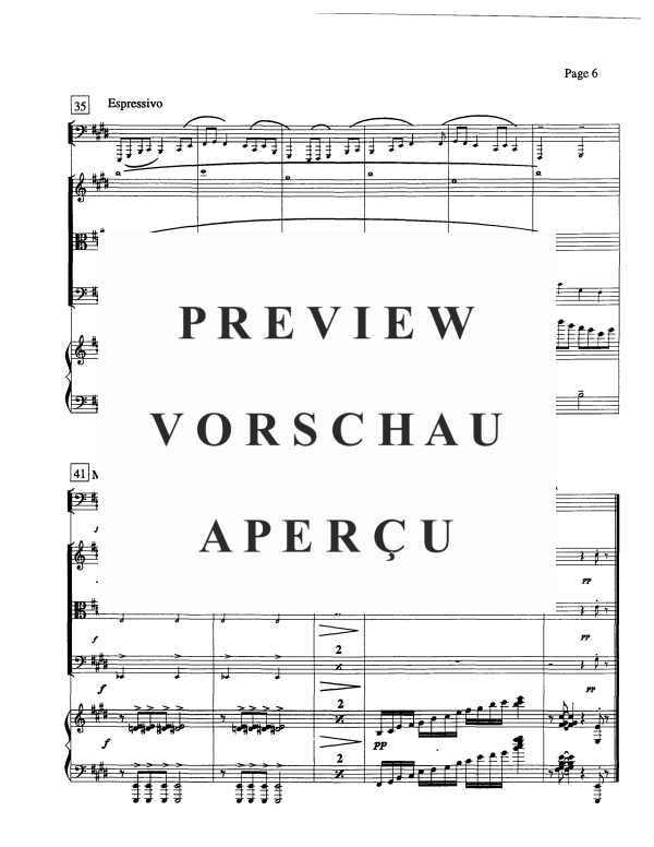 Produktgalerie: Seite 9 von 11 Concertino No. 1 - 4 Movements, , Gemischtes Ensemble Tuba, Violine, Viola, Violoncello und Klavier