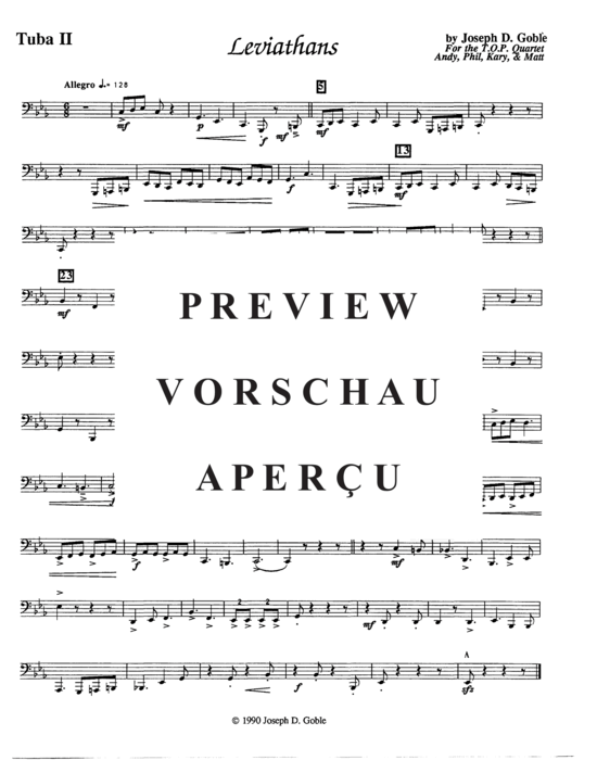 Product gallery: Page 12 of 12 Leviathans , , (Tuba Quartett EETT)