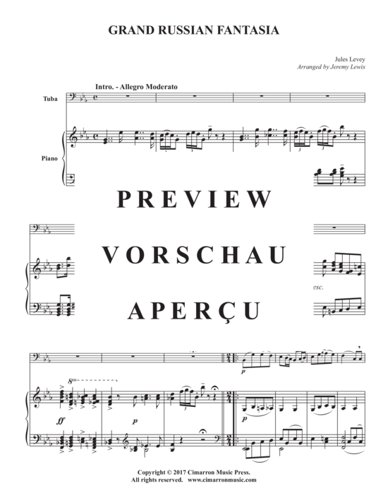 Product gallery: Page 3 of 14 Grand Russian Fantasia , , (tuba + piano)