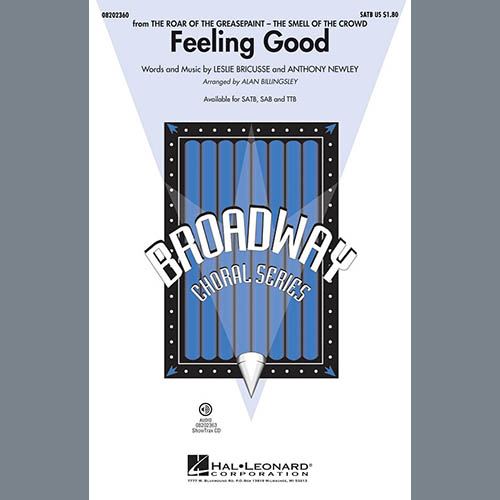 cover: Feeling Good (arr. Alan Billingsley), Leslie Bricusse and Anthony Newley, Chor