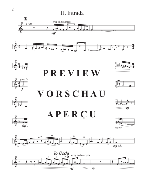 Produktgalerie: Seite 19 von 21 Prelude and Intrada , , (4 Hörner oder Ensemble)