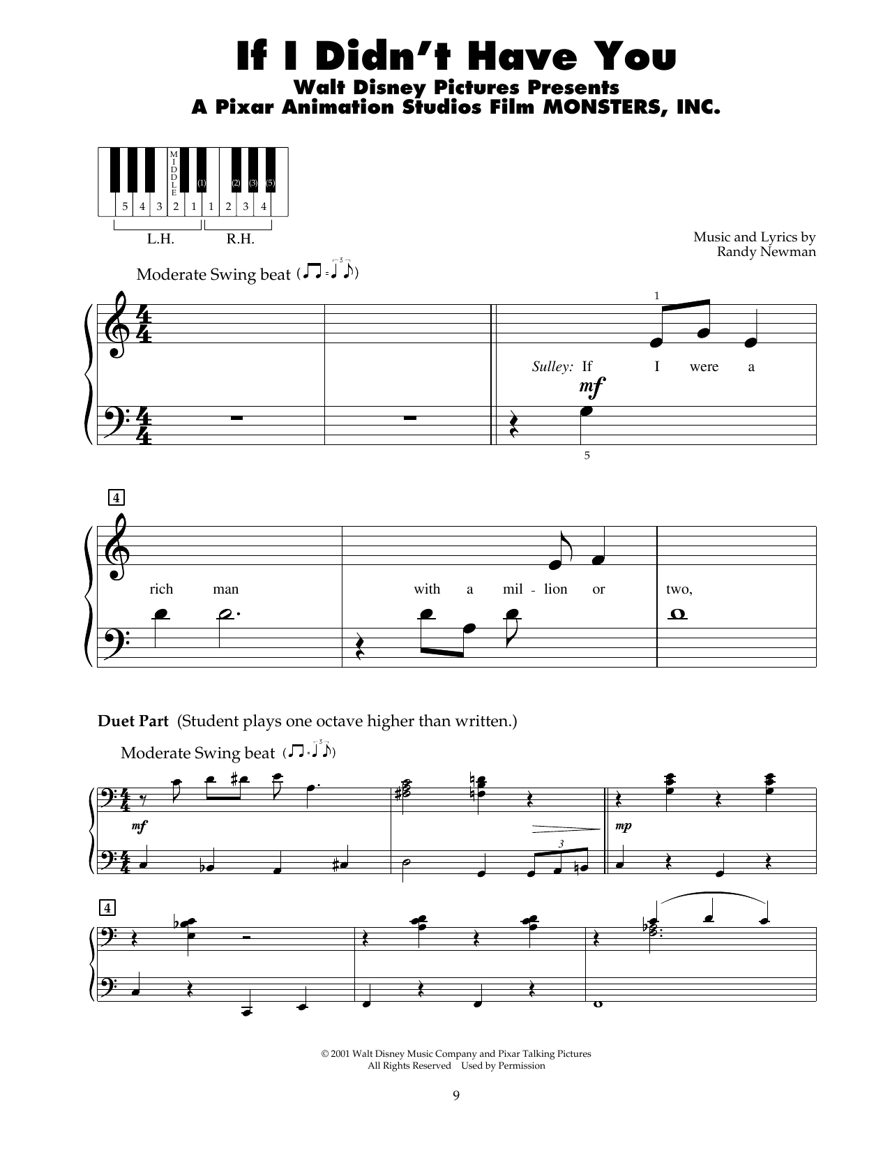 Produktbild zu: If I Didn't Have You (from Monsters, Inc.)