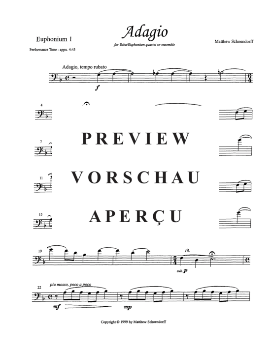 Product gallery: Page 16 of 21 Adagio , , (Tuba Quartet)