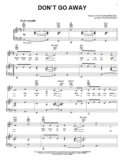 Produktbild zu: Don't Go Away (from Rio 2)