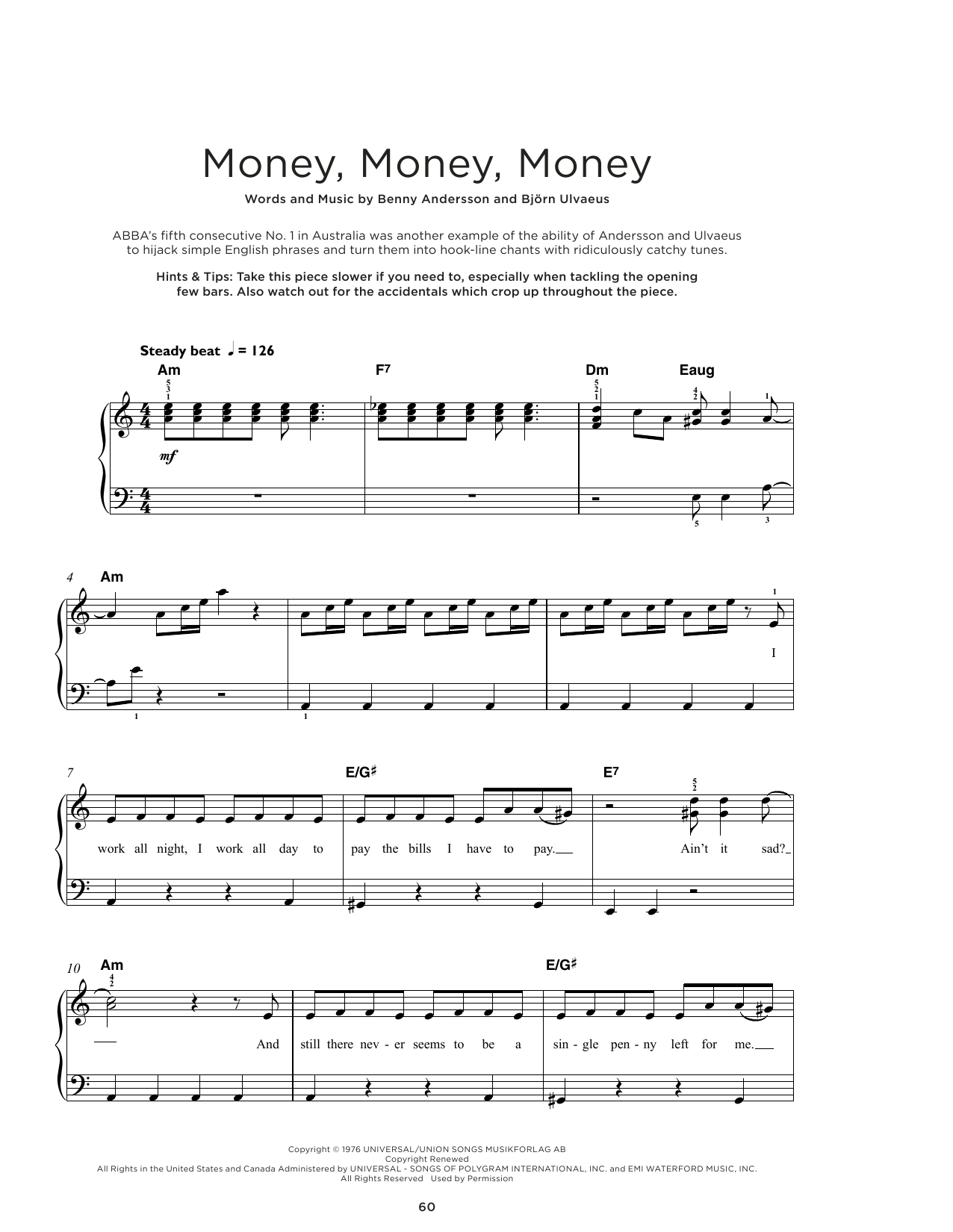 Produktbild zu:  Money, Money, Money - ABBA