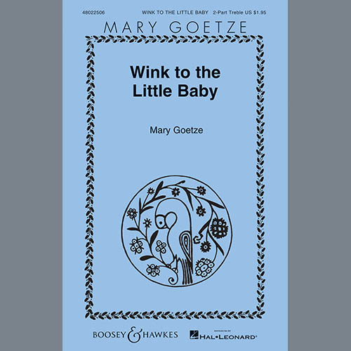 cover: Wink To The Little Baby, Mary Goetze