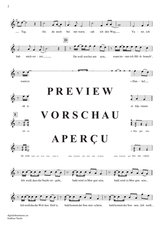 Product gallery: Page 3 of 4 Endlose Nacht , König der Löwen (Musical), (Oboe)