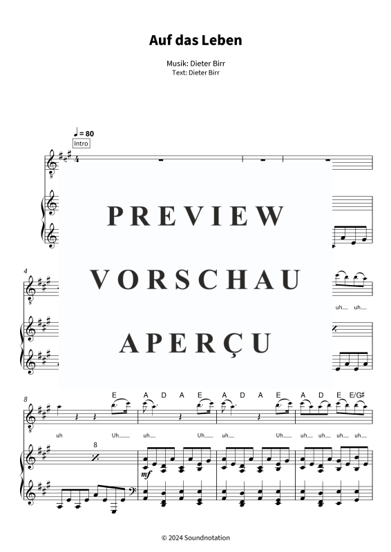 gallery: Auf das Leben, Maschine, (Gesang und Klavier)