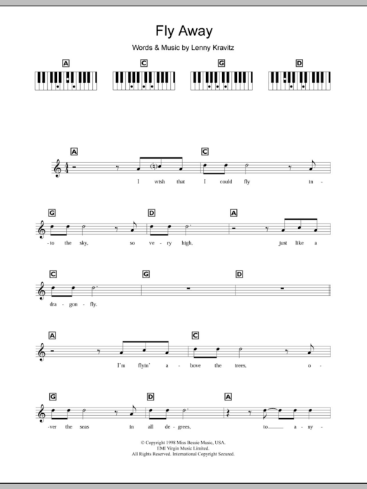 Product gallery: Page 1 of 1 Fly Away, Lenny Kravitz