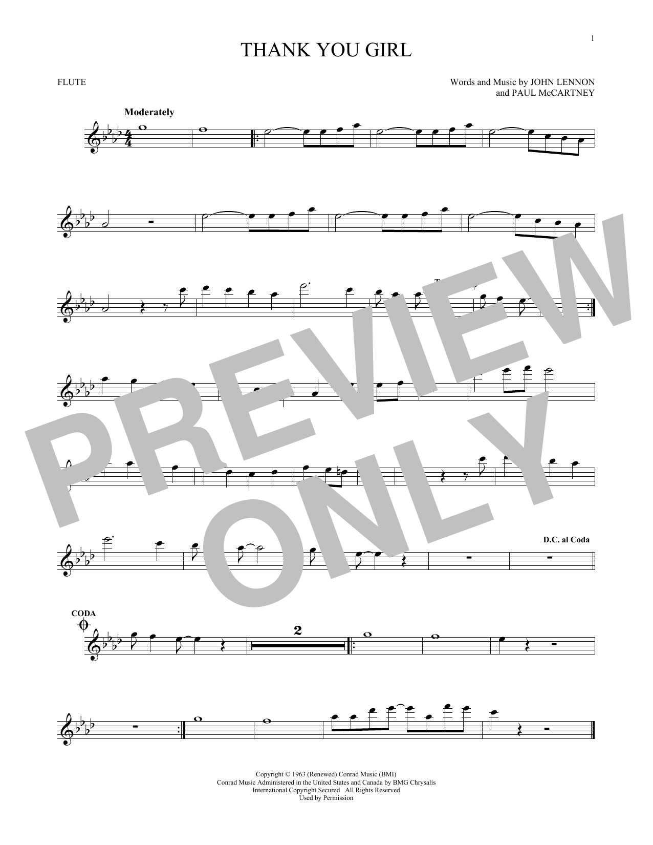 Product gallery: Page 1 of 1 Thank You Girl, The Beatles