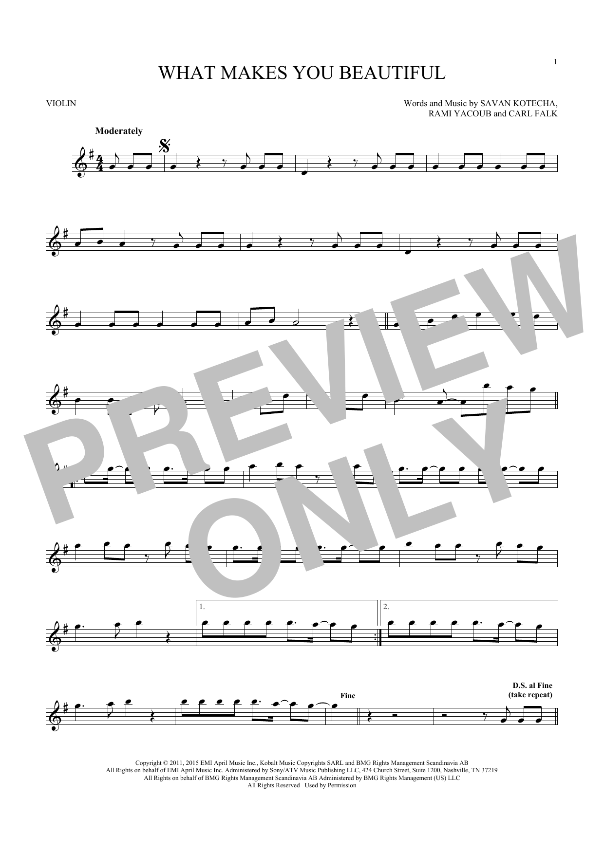 Product gallery: Page 1 of 1 What Makes You Beautiful, One Direction