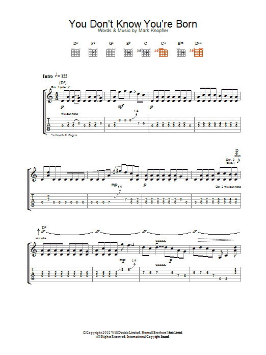 Produktgalerie: Seite 1 von 1 You Don't Know You're Born, Mark Knopfler, Gitarre