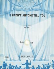 cover: I Hadn't Anyone Till You, Ray Noble, Gesang, Gitarre, Klavier