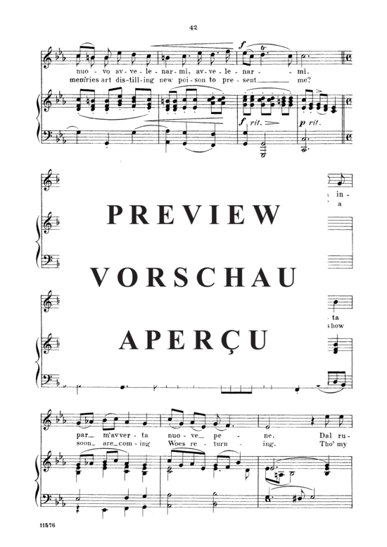 Product gallery: Page 4 of 7 Tu mancavi a tormentarmi, Parisotti, Alessandro, High Voice and Piano