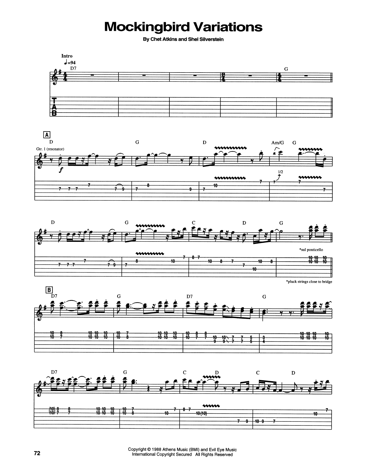 Produktbild zu: Mockingbird Variations