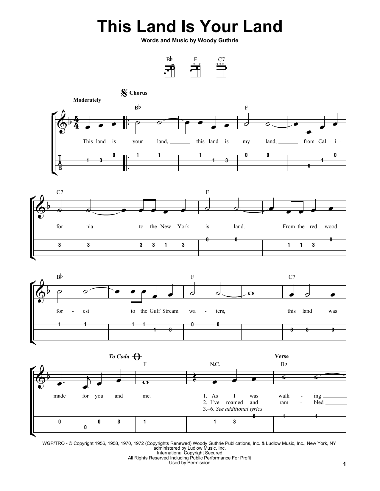 Product gallery: Page 1 of 1 This Land Is Your Land, Woody Guthrie