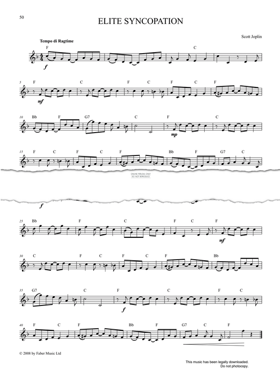 Product gallery: Page 1 of 1 Elite Syncopations, Scott Joplin