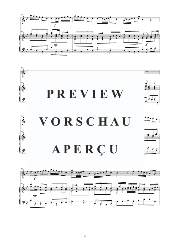 Produktgalerie: Seite 3 von 11 Oboe Concerto No.11 in B-Dur Op.9, , Oboe Solo und Cembalo/Klavier