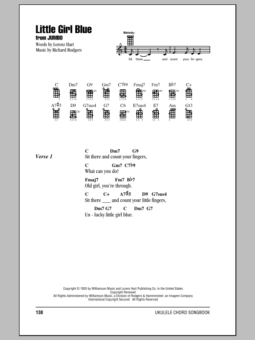 Product gallery: Page 1 of 1 Little Girl Blue, Richard Rodgers