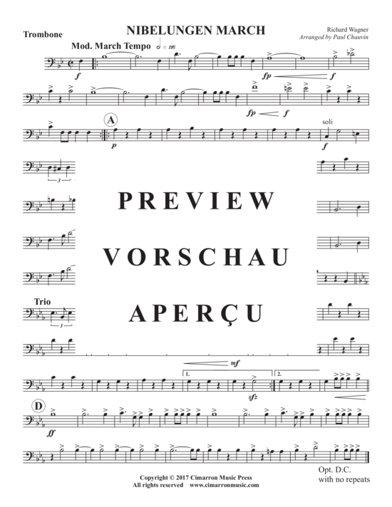 Produktgalerie: Seite 10 von 11 Nibelungen Marsch (Nibelungen March) , ,  (Blechbläserquintett)