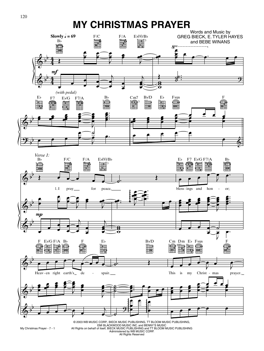 Produktbild zu: My Christmas Prayer