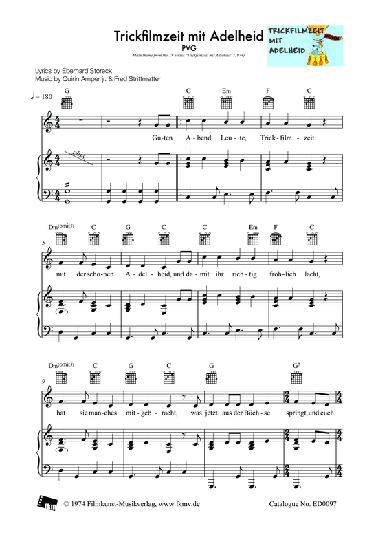 Produktgalerie: Seite 1 von 6 Trickfilmzeit mit Adelheid, , Klavier und Gesang