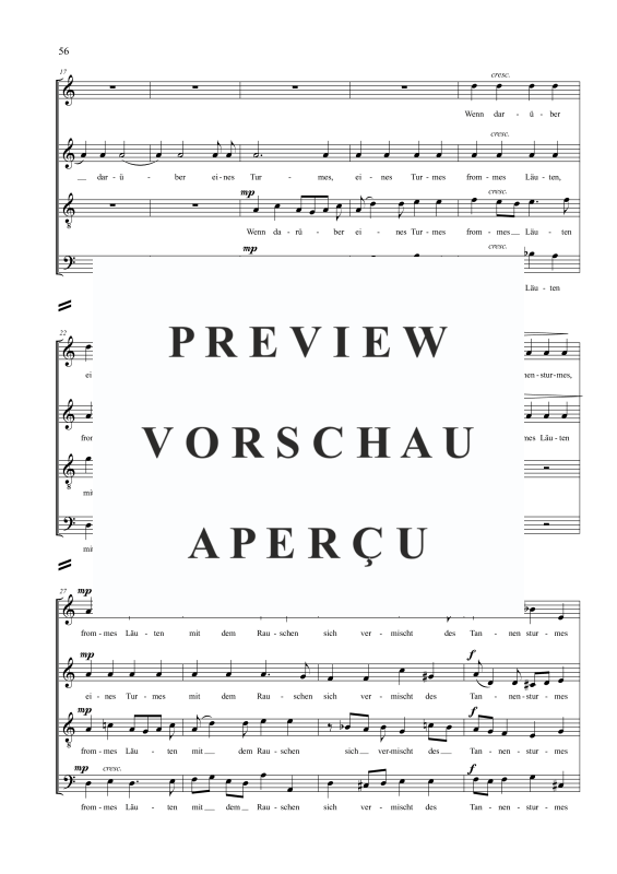 Produktgalerie: Seite 3 von 4 Schwarzwald, Laitenberger, Theophil, Gemischter Chor SATB