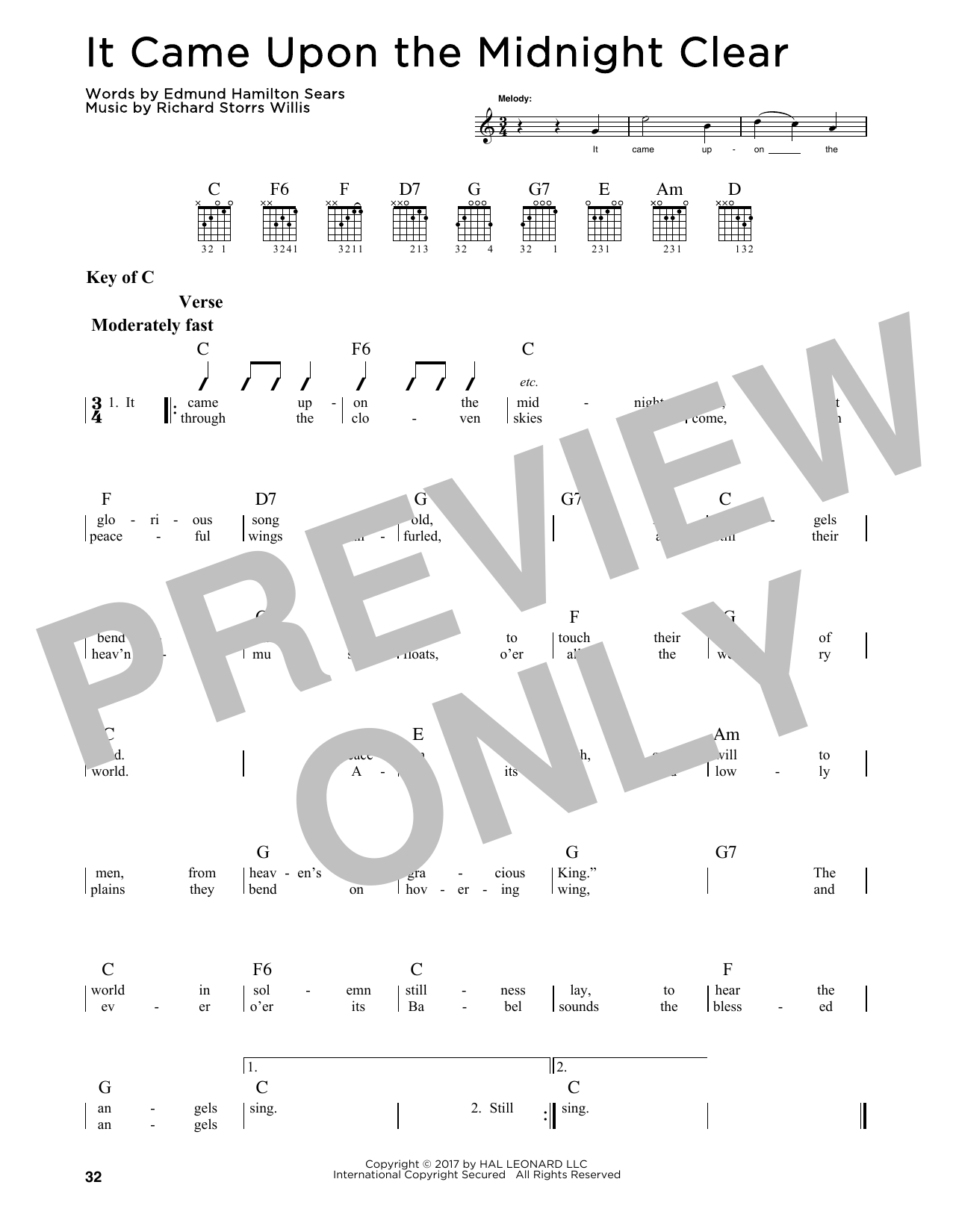 Product gallery: Page 1 of 1 It Came Upon The Midnight Clear, Edmund Hamilton Sears