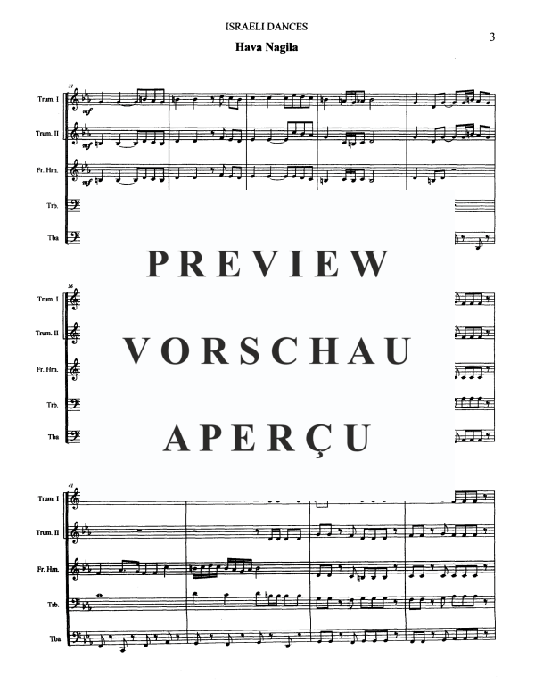 Produktgalerie: Seite 5 von 11 Israeli Dances, , BlechblÀserquintett