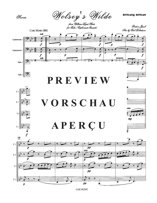 Product gallery: Page 3 of 11 Wolsey´s Wilde , , (Tuba Quartett EETT)
