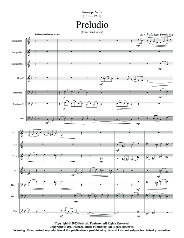 Produktgalerie: Seite 1 von 11 Preludio, , (Brass Ensemble)