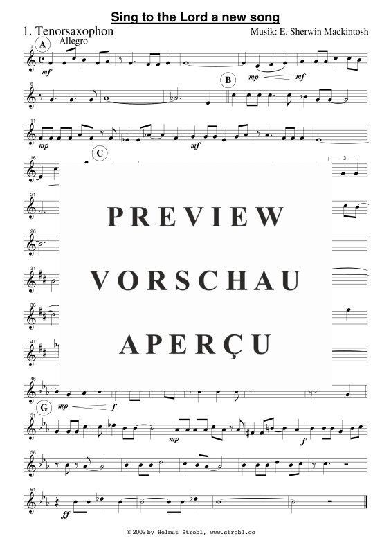 gallery: Sing To The Lord A New Song, , Saxophonquintett