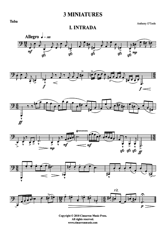 Product picture to: 3 Miniatures Anthony O'Toole