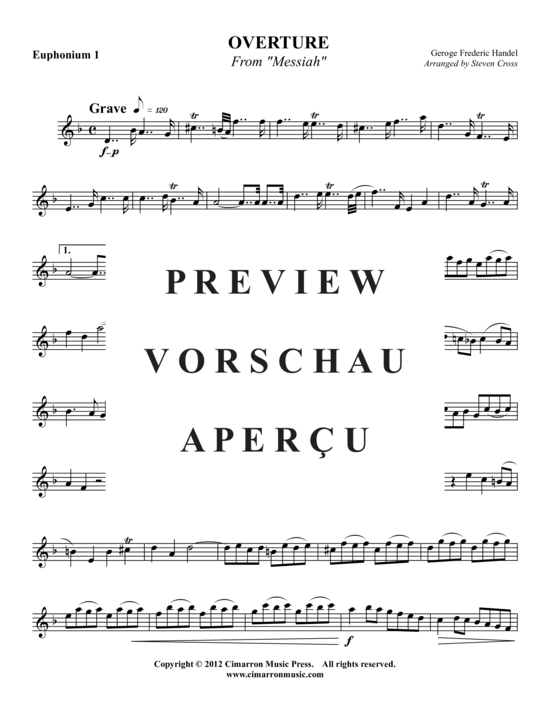 Product gallery: Page 8 of 17 Ouvertüre , , (Tuba Quartet: 2x Baritone, 2xTuba)