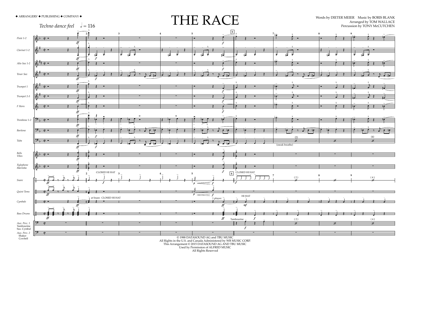 Product picture to: The Race - Full Score