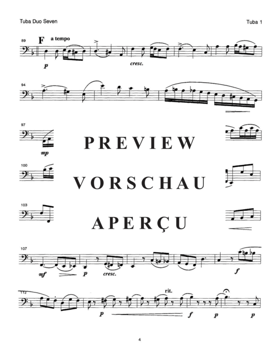 Produktgalerie: Seite 8 von 21 Concert Duets Vol. 2 , , (Tuba Duett)