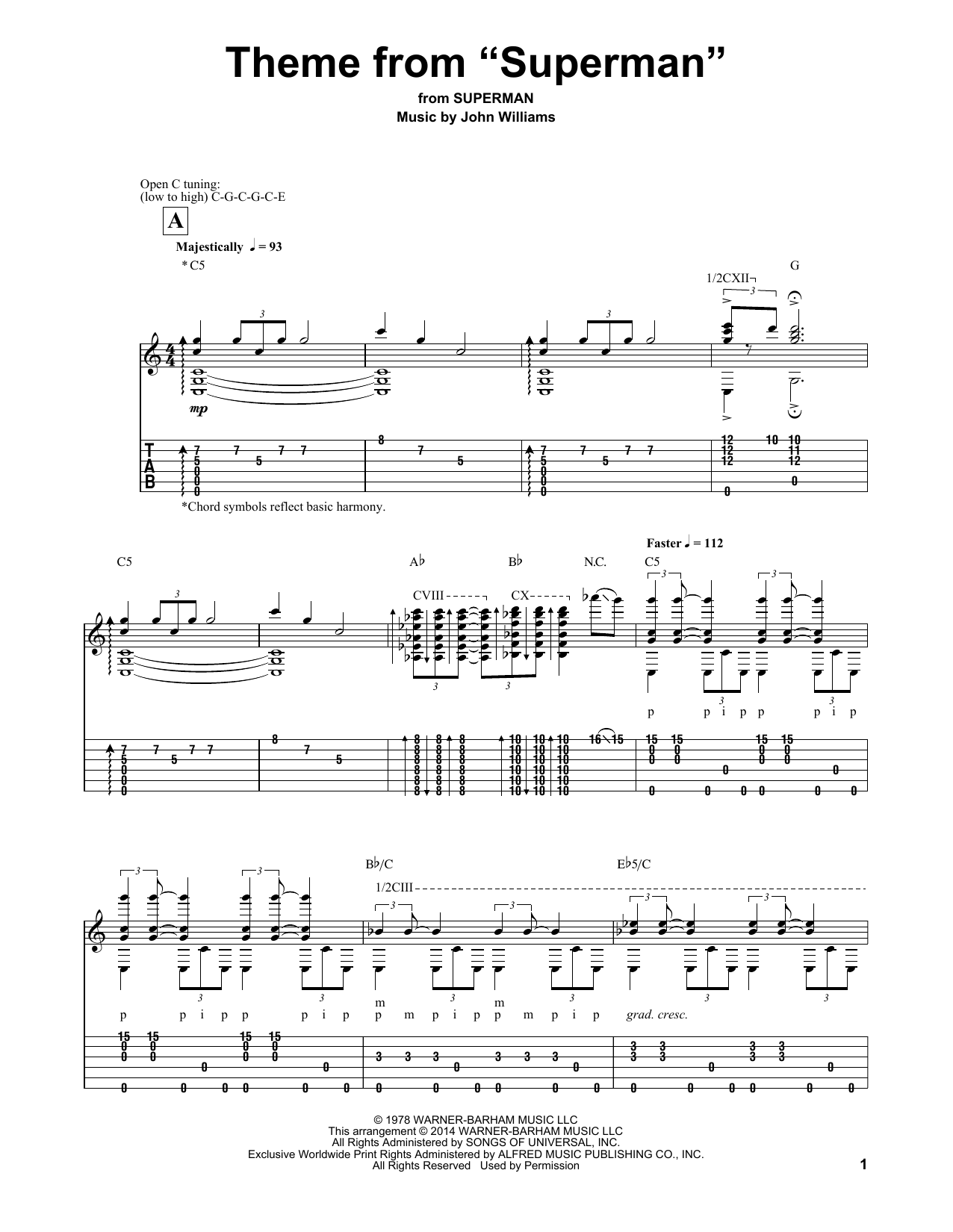 Product picture to: Theme From "Superman" (arr. Ben Woolman)