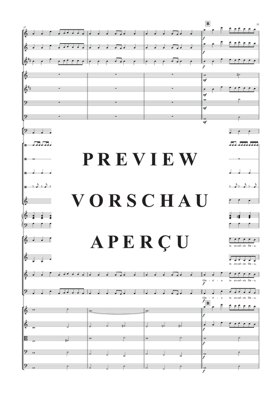 Produktgalerie: Seite 14 von 21 König der letzten Tage - Gloria: Partitur, , Orchester + Chor