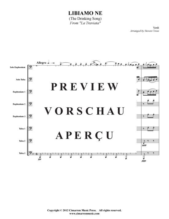 Product gallery: Page 2 of 21 Libiamo Ne (Trinklied) , ,  (Tuba Ensemble)