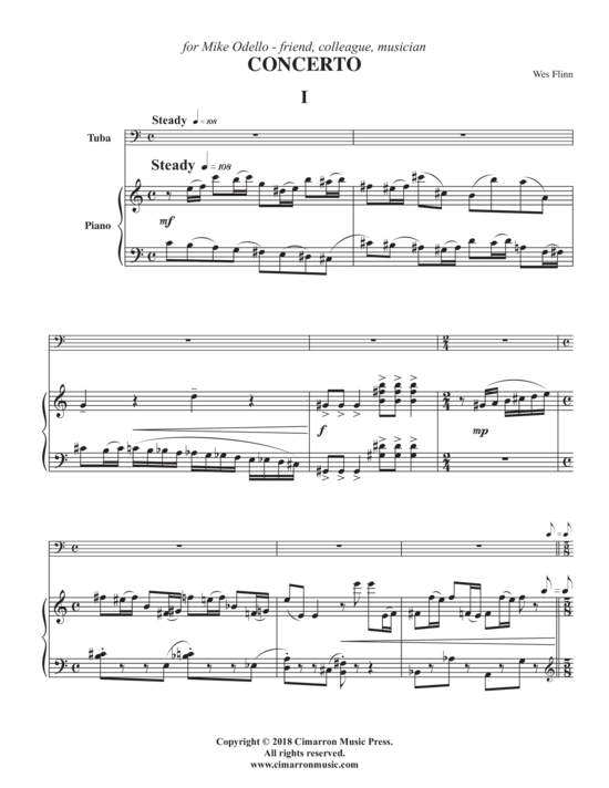 Product picture to: Concerto Wes Flinn