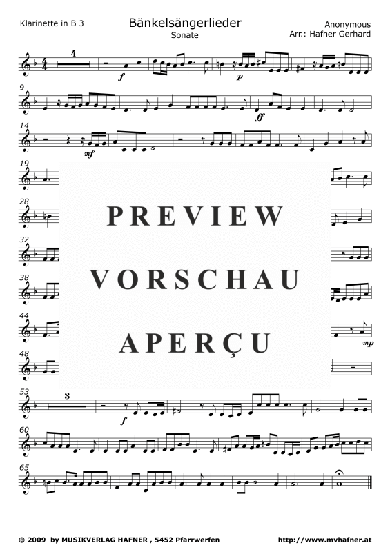 gallery: Sonate von die Bänkelsängerlieder, , (Clarinet Quintet)