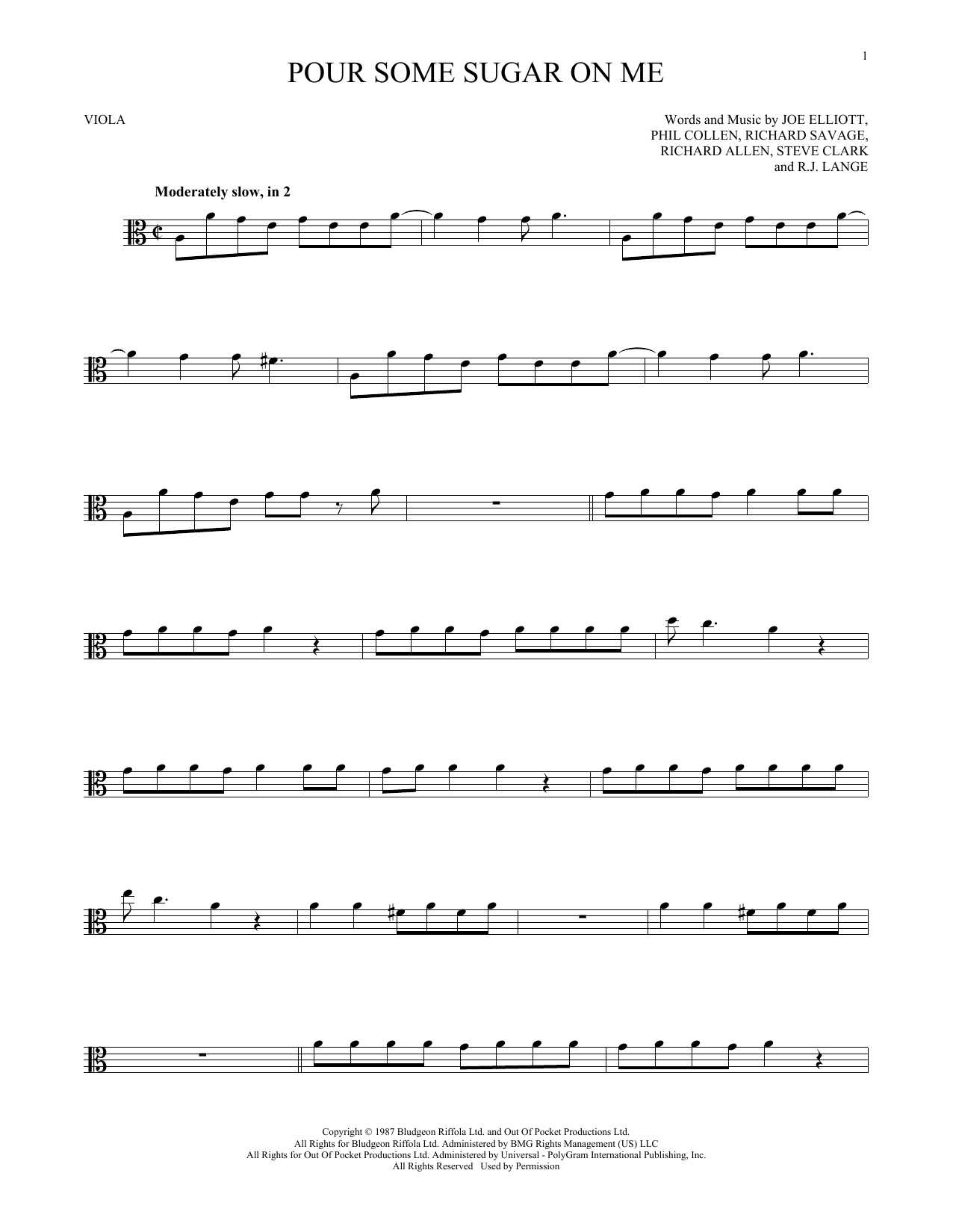 Product gallery: Page 1 of 1 Pour Some Sugar On Me, Def Leppard