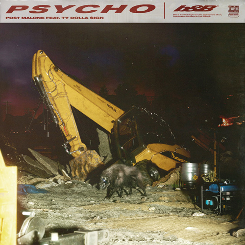 cover: Psycho (featuring Ty Dolla $ign), Post Malone, Gesang, Gitarre, Klavier