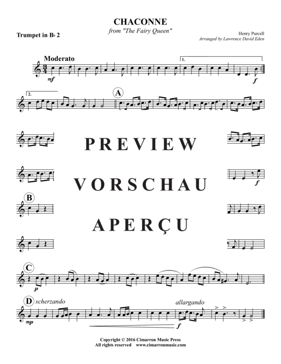Produktgalerie: Seite 7 von 10 Chaconne , , (Blechbläserquintett)