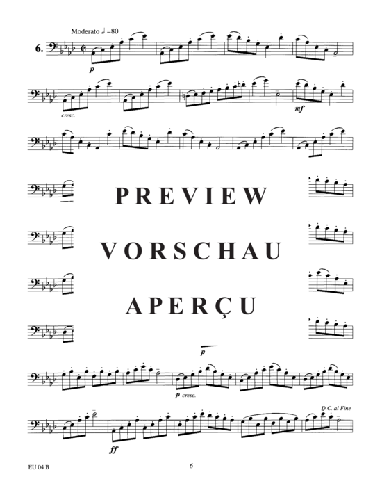 Product gallery: Page 10 of 21 Etudes for Euphonium, Vol. 4 , , (Euphonium Solo)