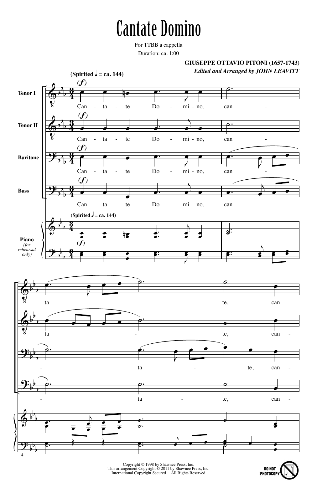 Product picture to: Cantate Domino