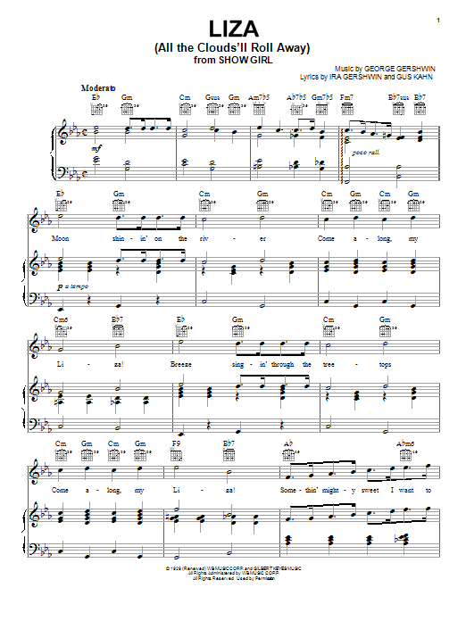 Produktbild zu: Liza (All The Clouds'll Roll Away)