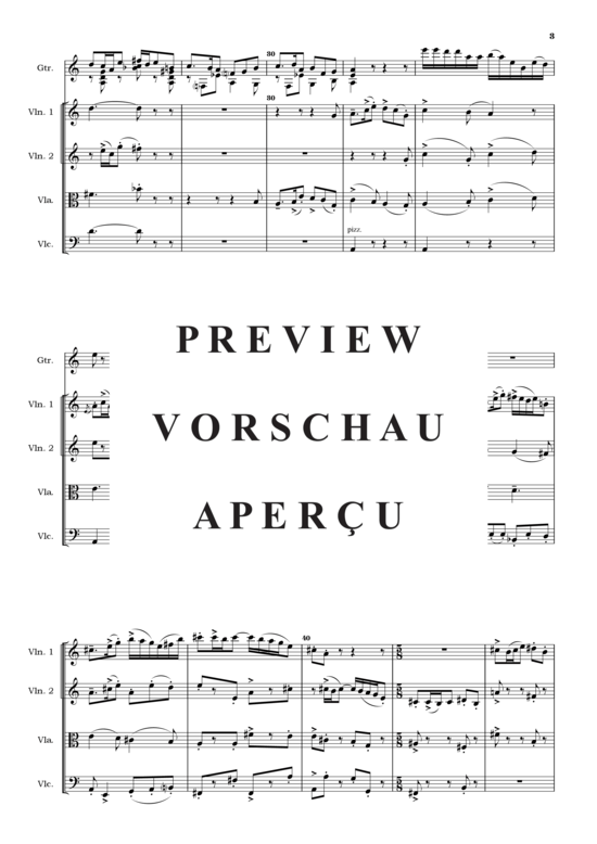 Produktgalerie: Seite 5 von 21 Tres Imagenes Cubanas , , (Streichquartett + Gitarre Solo)